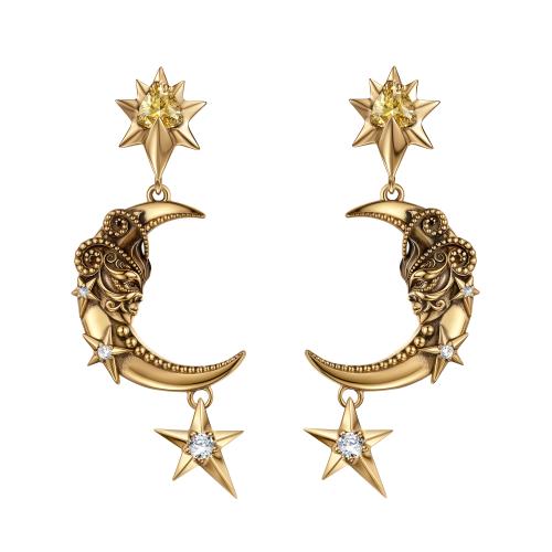 OR9311 LUNA Серьги LUNA e SOLE Fiore di Firenze