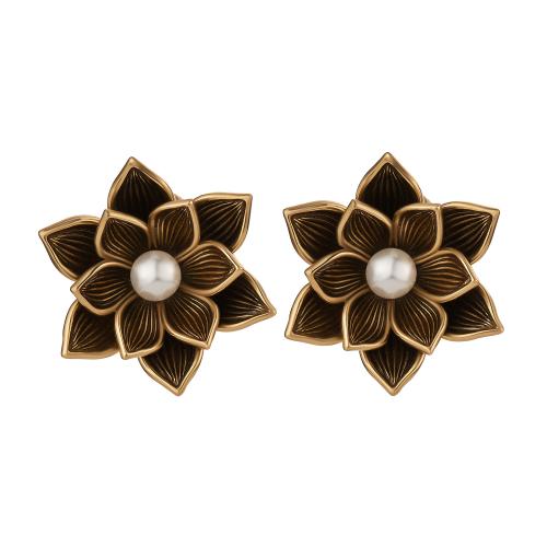 OR0320 Серьги пусеты LOTO Fiore di Firenze
