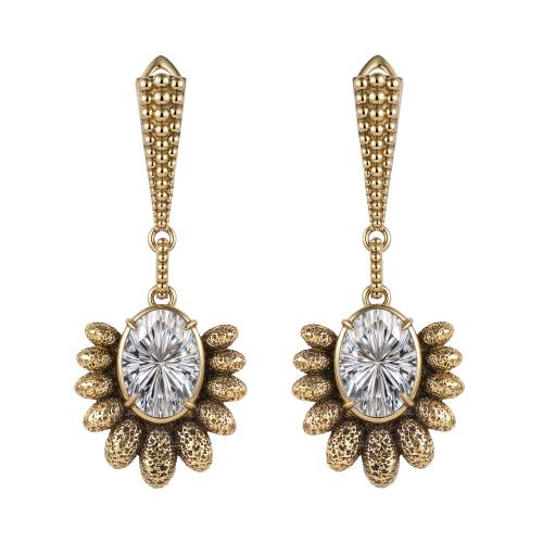 OR3119 GR Серьги Pavone  Art Nouveau Fiore di Firenze