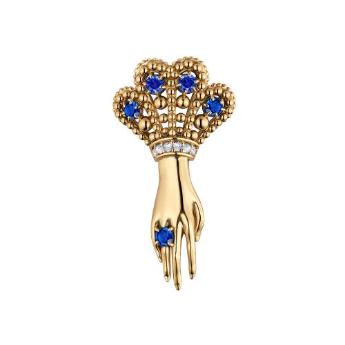 SP4472 CHBL Брошь ARISTOCRATICO Fiore di Firenze