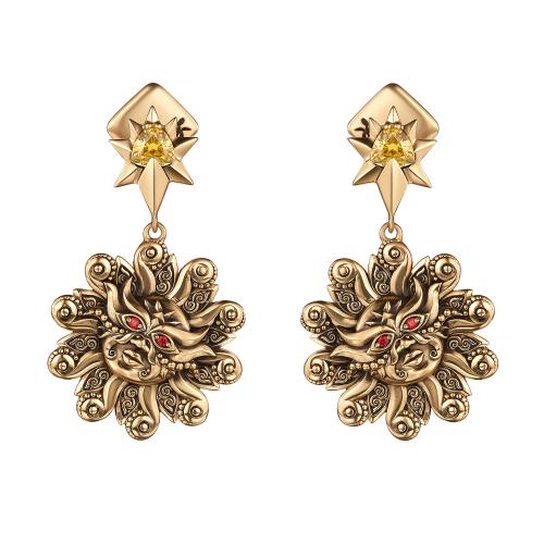 OR9301 SOLE Серьги LUNA e SOLE Fiore di Firenze