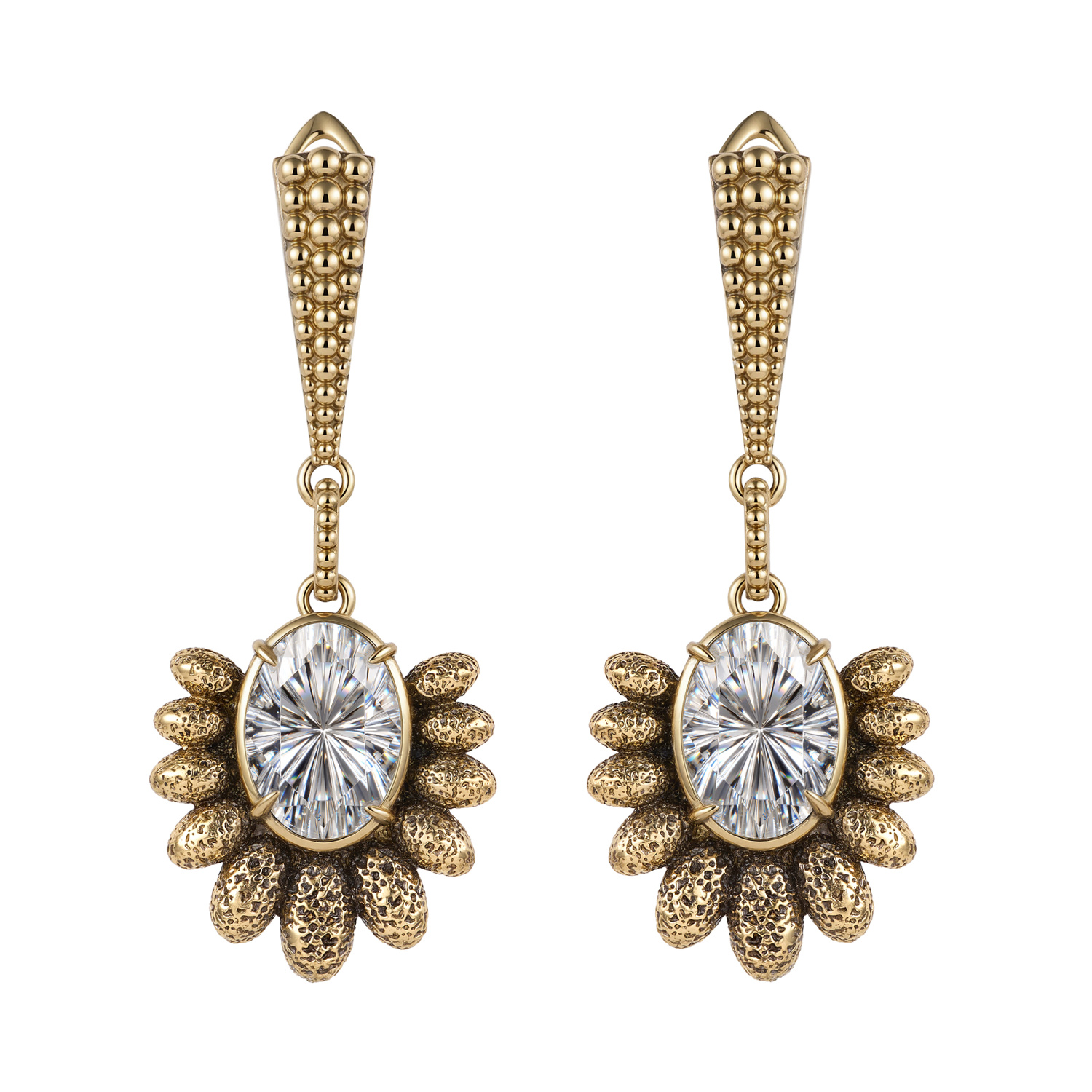 OR3119 GR Серьги Pavone  Art Nouveau Fiore di Firenze