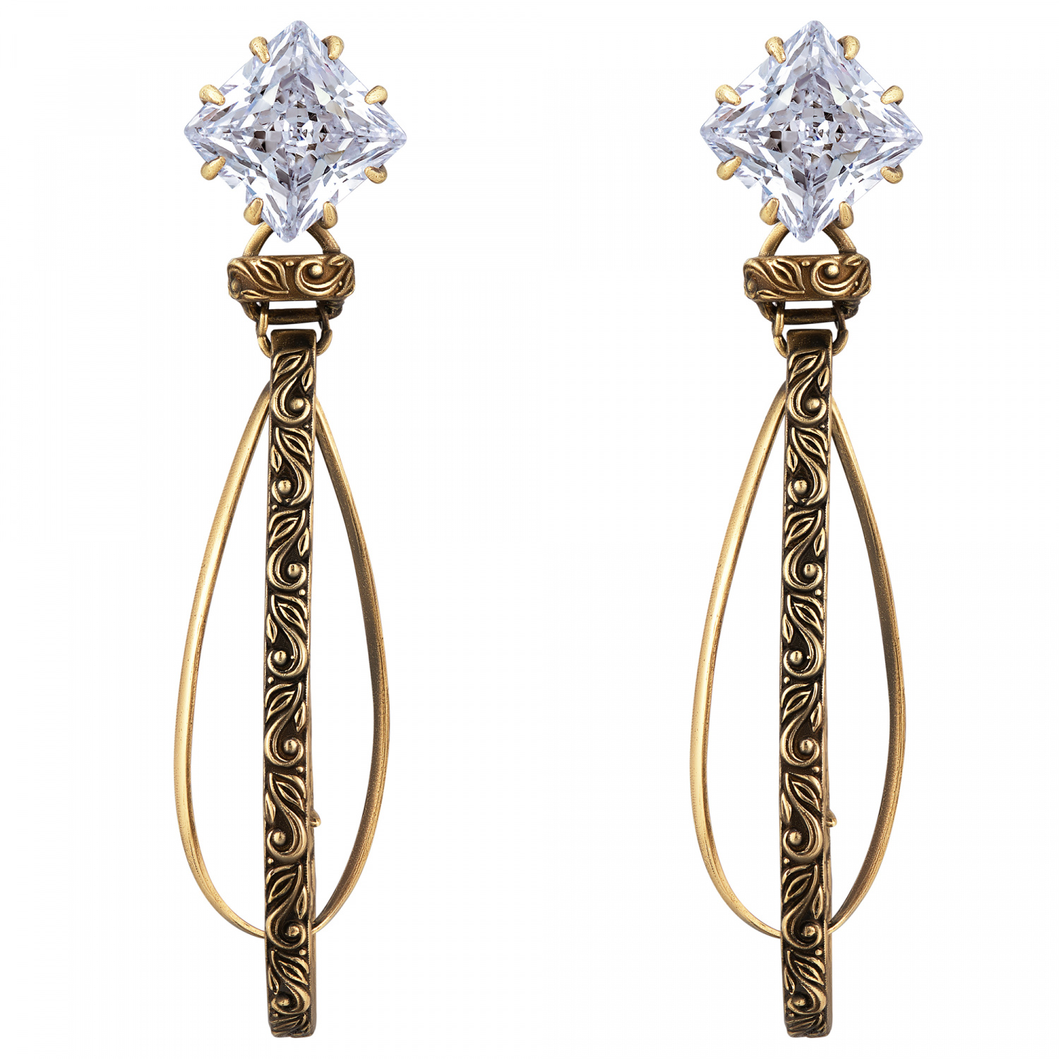 OR1605 CRYSTAL Серьги VIVIENNE Fiore di Firenze
