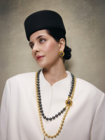GSP001-26240 ANTRACITE 1028 Колье TURBANTE