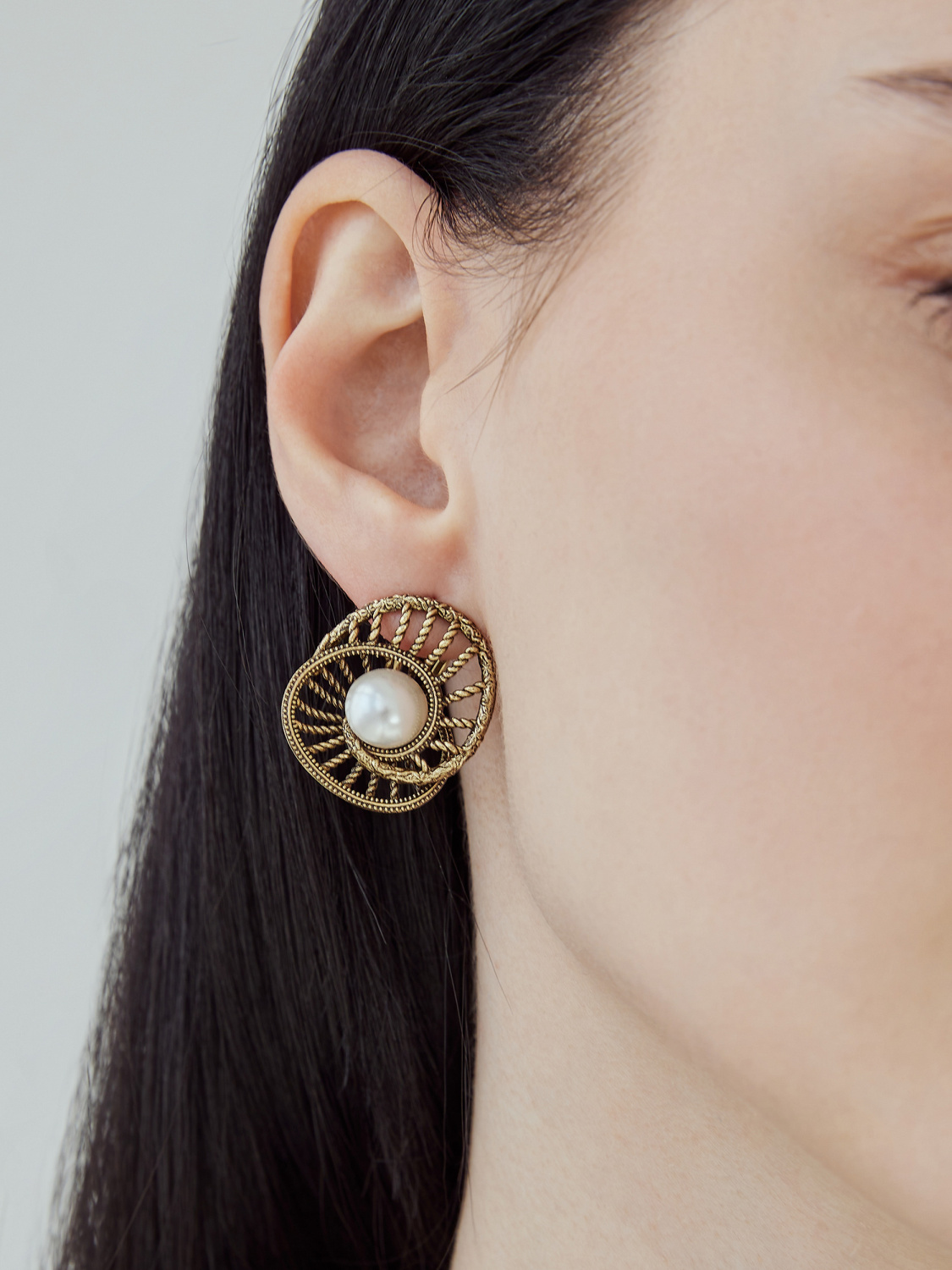OR1729 PEARL Серьги ARCLET Fiore di Firenze
