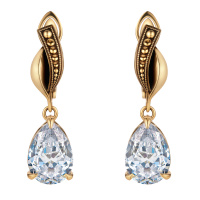 OR0433 CRYSTAL PIC Серьги SFARFALLIO  Fiore di Firenze