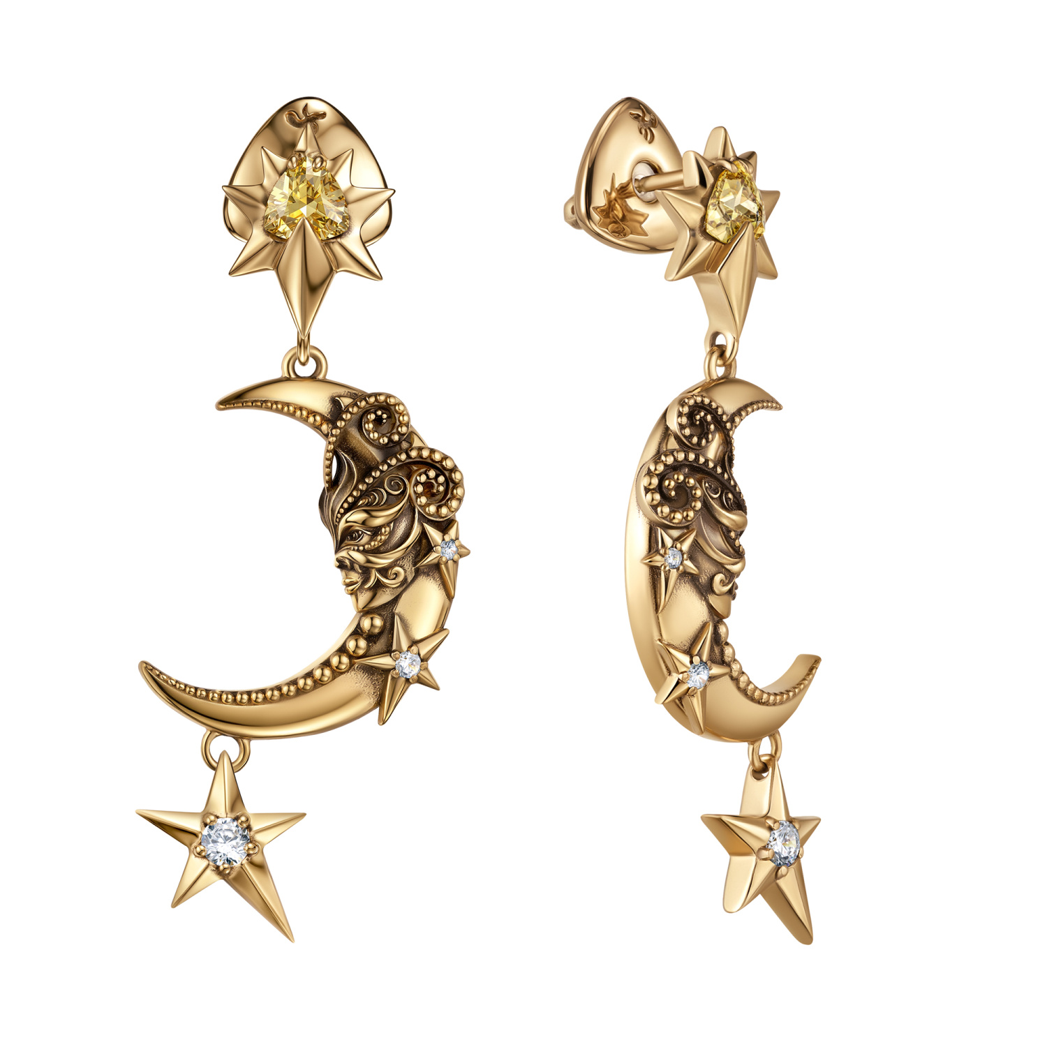 OR9311 LUNA Серьги LUNA e SOLE Fiore di Firenze