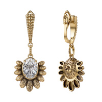OR3119 GR Серьги Pavone  Art Nouveau Fiore di Firenze
