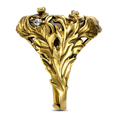 AN4457 MADREPERLA Кольцо LATTE D'ORO Fiore di Firenze