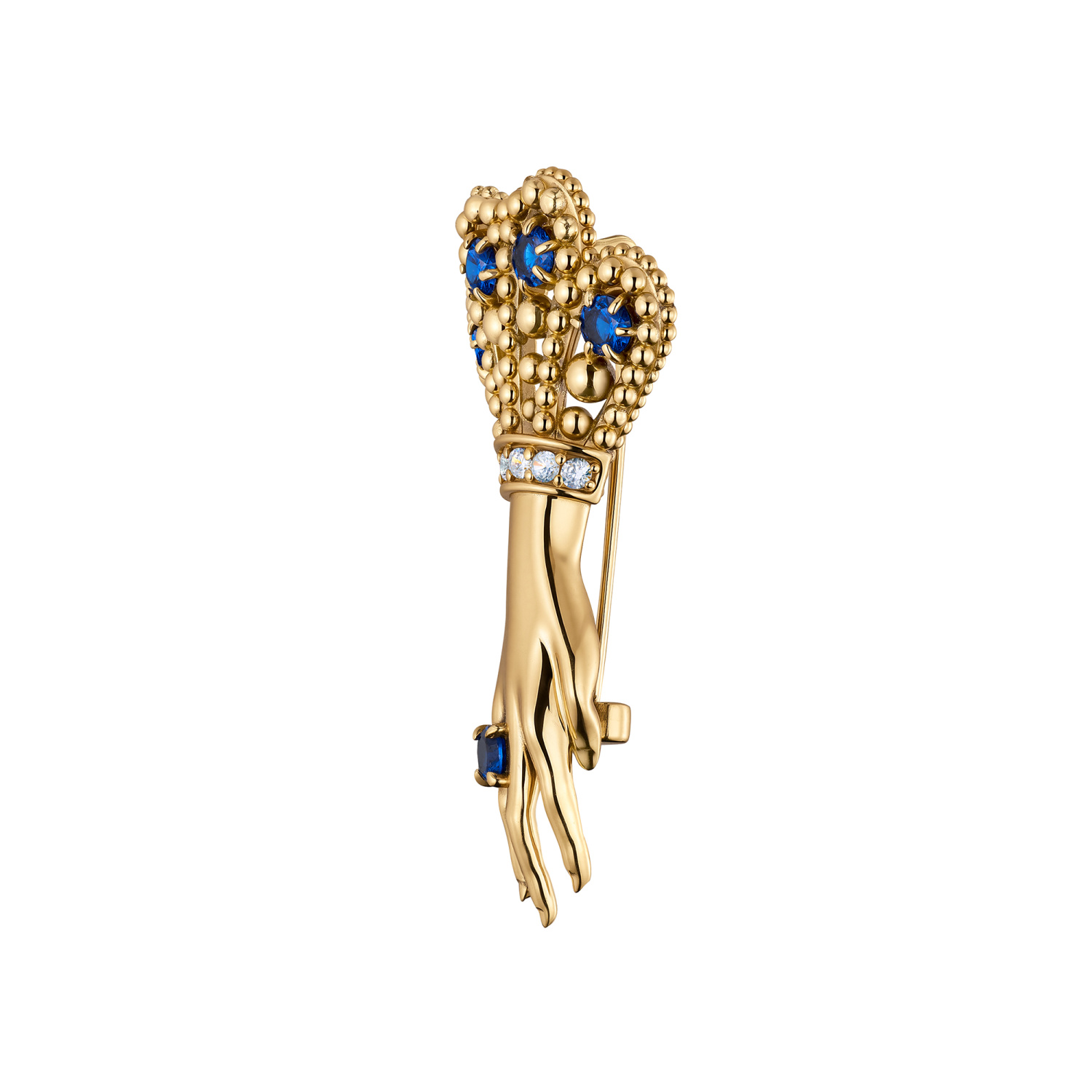 SP4472 CHBL Брошь ARISTOCRATICO Fiore di Firenze