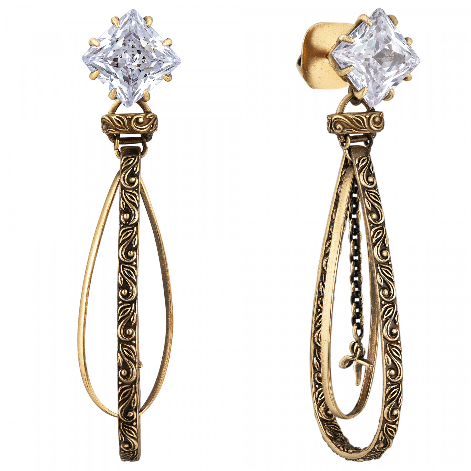 OR1605 CRYSTAL Серьги VIVIENNE Fiore di Firenze