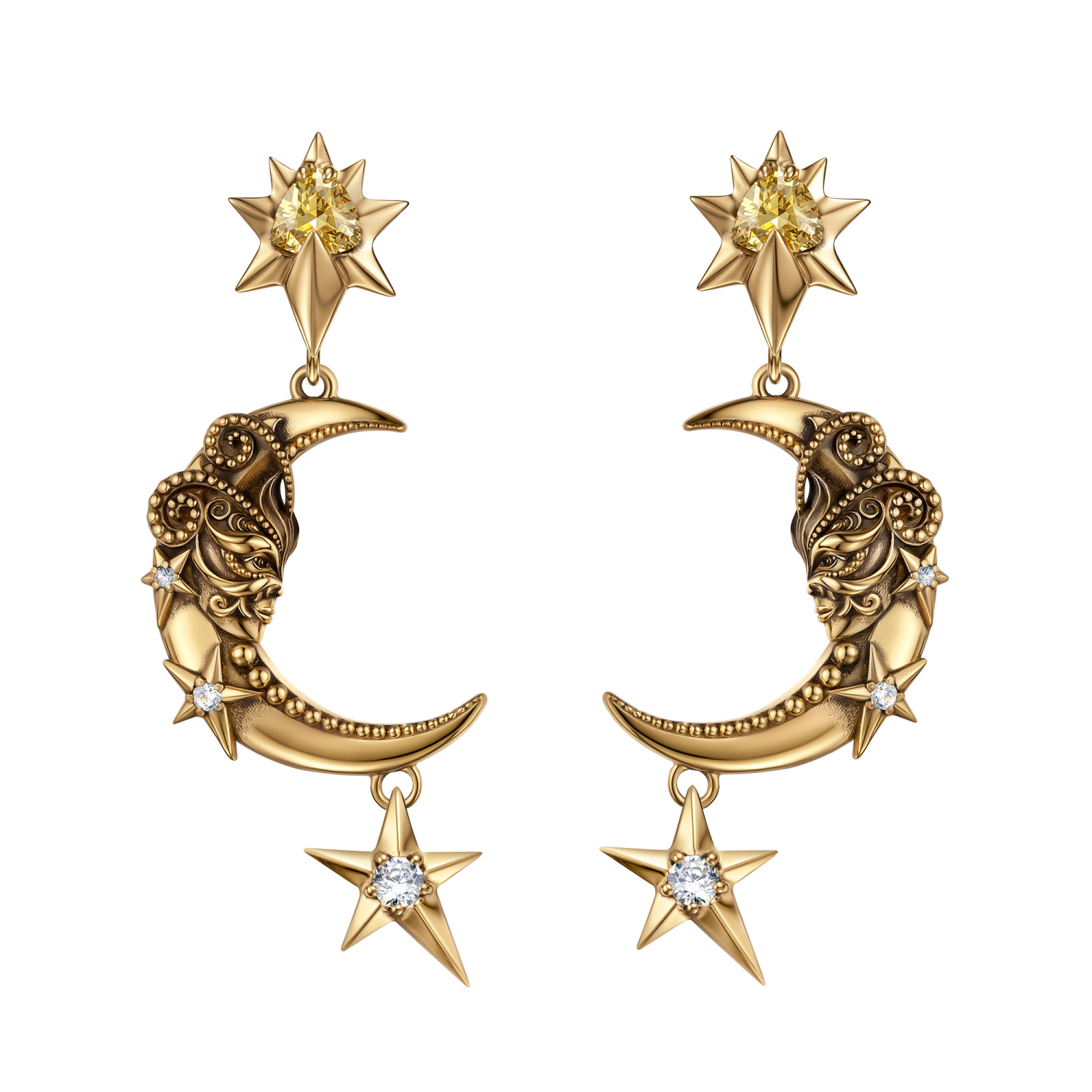 OR9311 LUNA Серьги LUNA e SOLE Fiore di Firenze