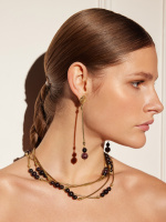 OR1311 GRANATO Серьги TONDO Fiore di Firenze