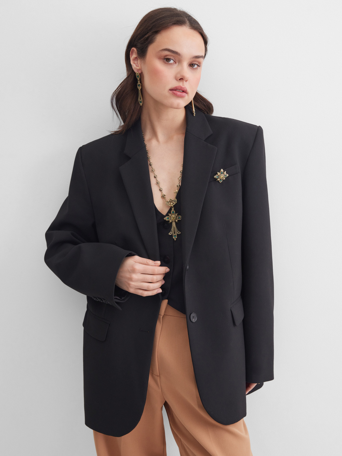 SP3306 Брошь RINASCITA Fiore di Firenze