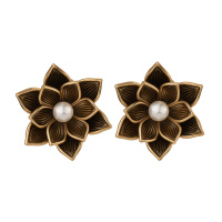 OR0320 Серьги пусеты LOTO Fiore di Firenze