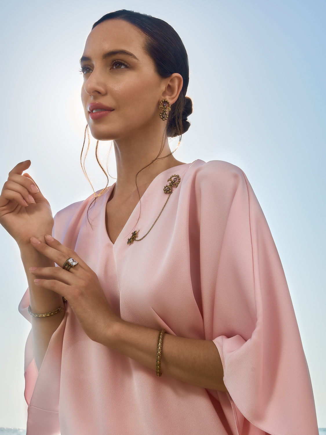 SP05025 Брошь-игла IRIS ARALDICO NOVA Fiore di Firenze