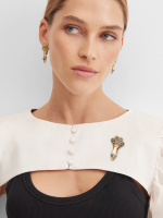 SP4472 CHBL Брошь ARISTOCRATICO Fiore di Firenze