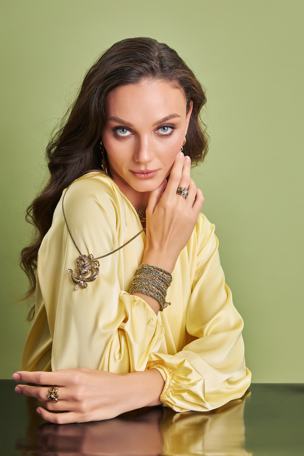 SP9303 Брошь/Колье VELOCITA Del VENTO Fiore di Firenze