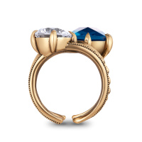 AN0588-0433 CUB ACQUAMARINA Кольцо SEGRETI DELL'OCEANO Fiore di Firenze