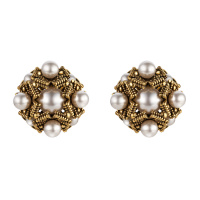 OR1854 PERLA Серьги ORDINE FIORENTINO Fiore di Firenze