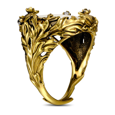 AN4457 MADREPERLA Кольцо LATTE D'ORO Fiore di Firenze