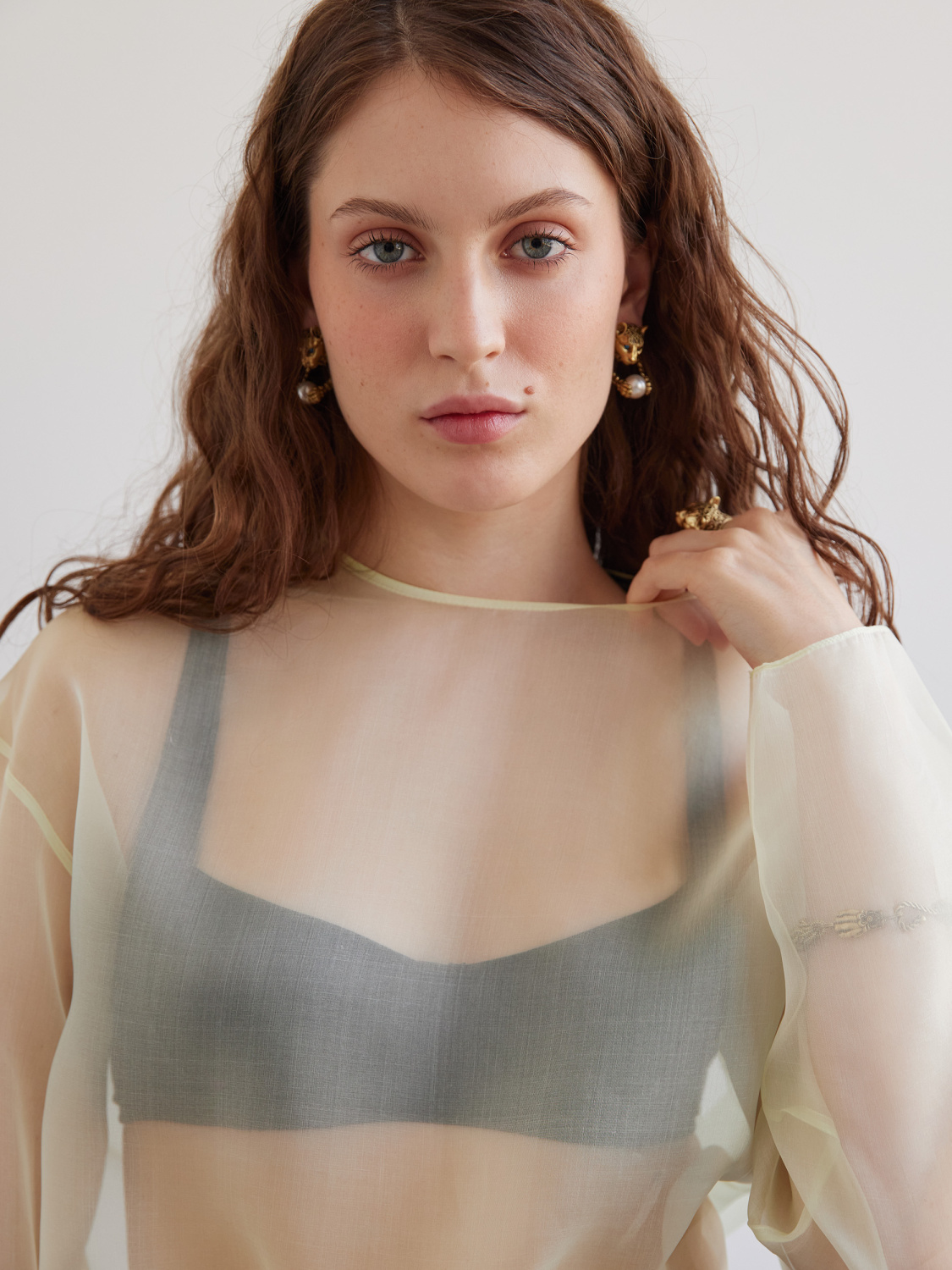 OR3206 GIACCA Серьги джекеты PUMA LEONE DI MONTAGNA Fiore di Firenze