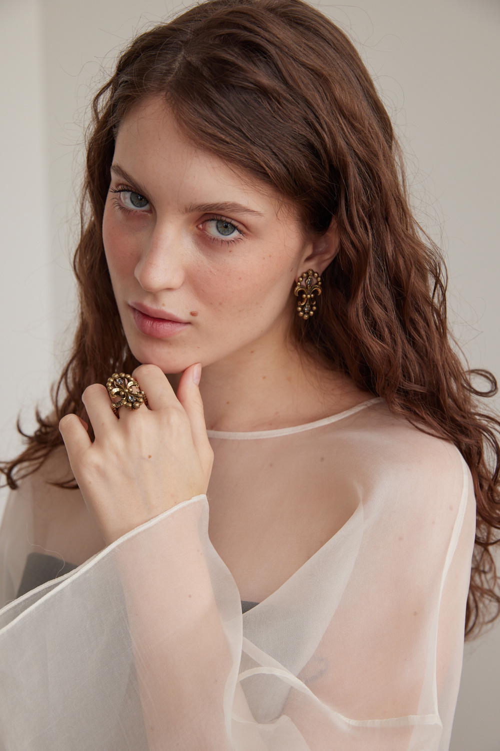 OR05025 Серьги IRIS ARALDICO NOVA Fiore di Firenze