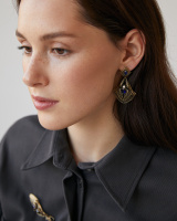 OR310721 TANZANITE Серьги RAGNO ART DECO Fiore di Firenze