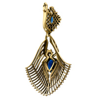 OR310721 TANZANITE Серьги RAGNO ART DECO Fiore di Firenze