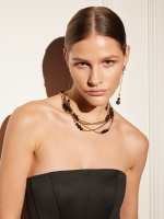 OR1311 GRANATO Серьги TONDO Fiore di Firenze