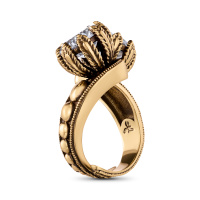 AN0589 CRYSTAL Кольцо SEGRETI DELL'OCEANO Fiore di Firenze