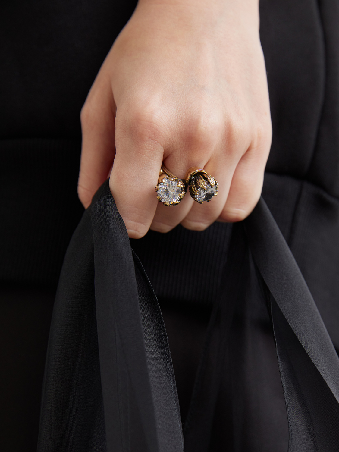 AN0589 CRYSTAL Кольцо SEGRETI DELL'OCEANO Fiore di Firenze