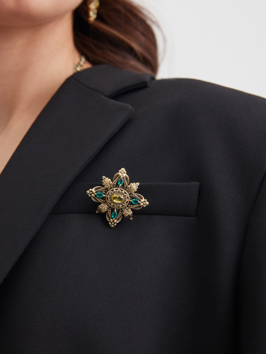 SP3306 Брошь RINASCITA Fiore di Firenze