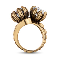 AN0589 CRYSTAL Кольцо SEGRETI DELL'OCEANO Fiore di Firenze