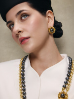 GOR001-26240 ANTRACITE 1029 Серьги TURBANTE